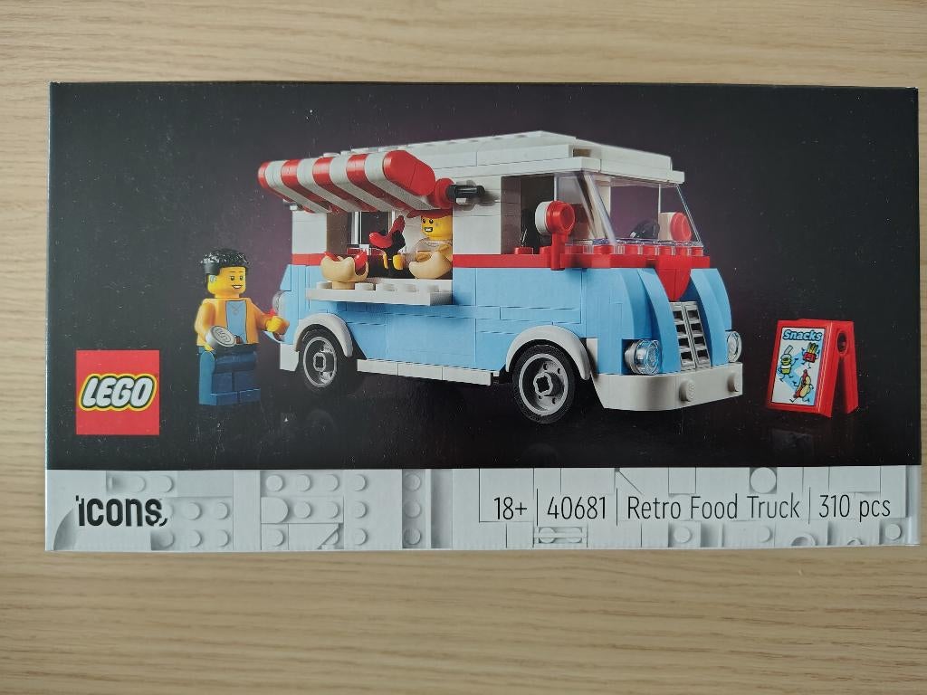 Lego 40681 - Retro Food Truck, Ophalen of Verzenden, Nieuw, Complete set, Lego