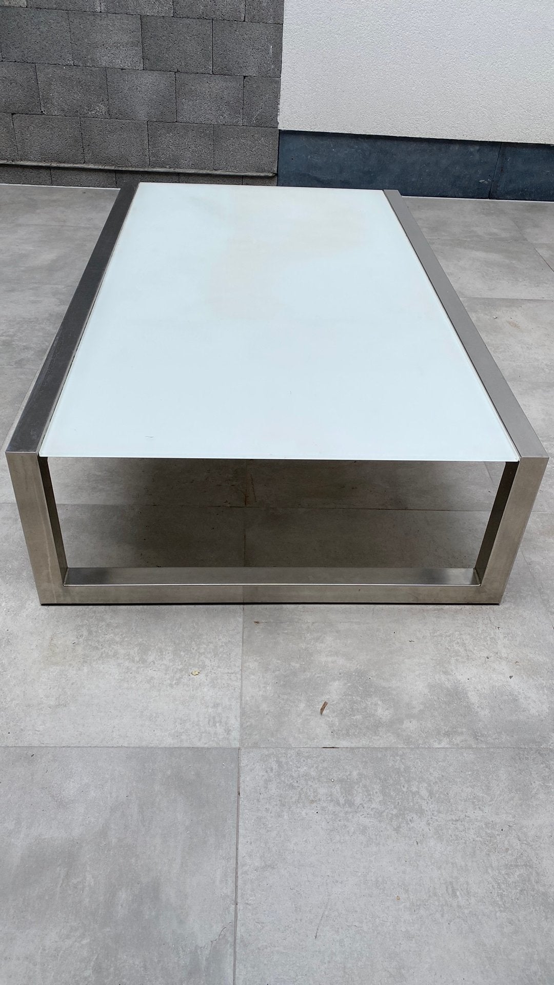 Royal botania tafel, Tuin en Terras, Ophalen, Gebruikt, Inox