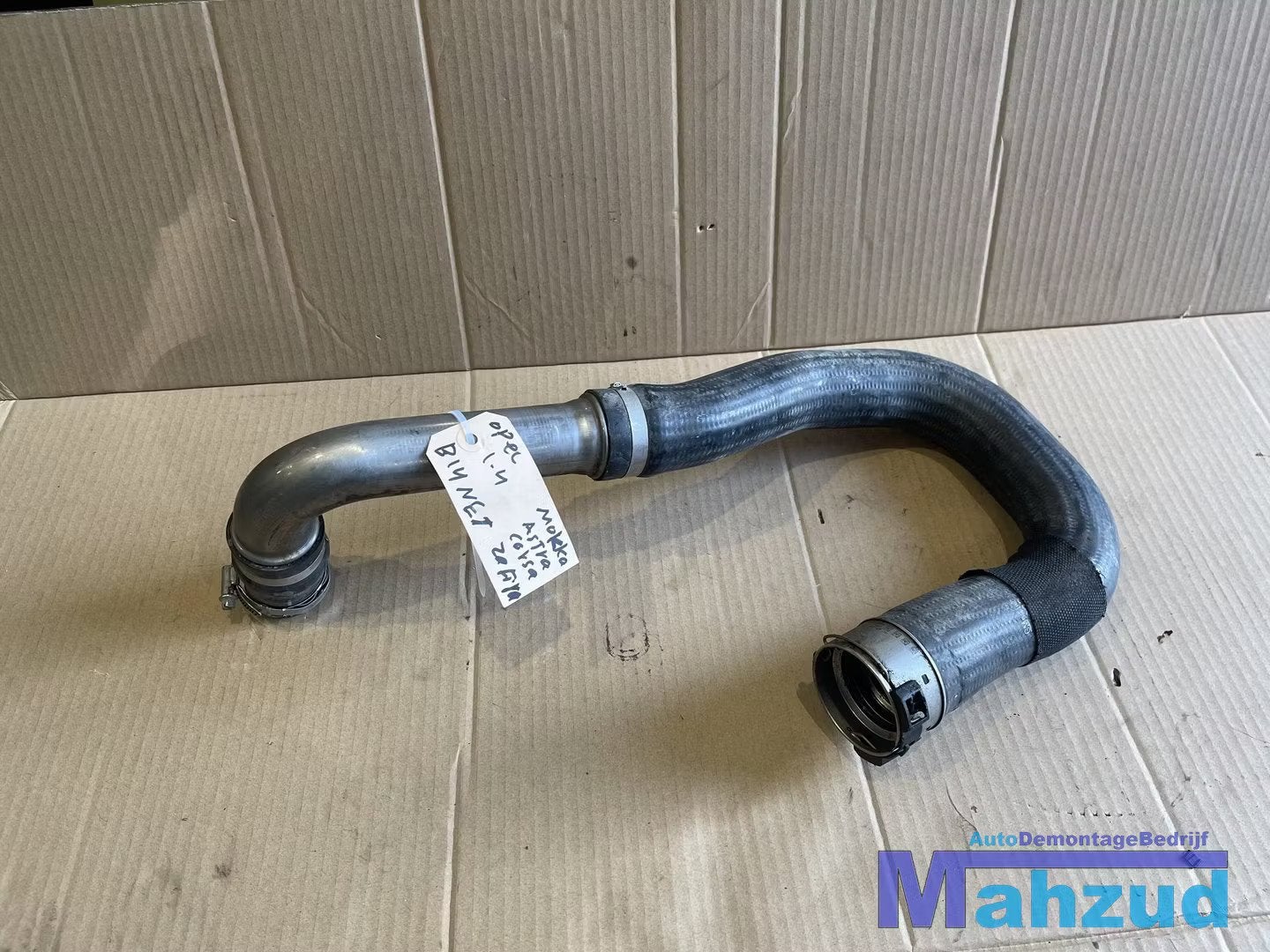 OPEL 1.4 Turbo B14NET A14NET intercooler slang, Fabrikant BV, Utilisé, Info@fabrikant.eu, Fabrikantstraat 1
1000 AA  Amsterdam, NL