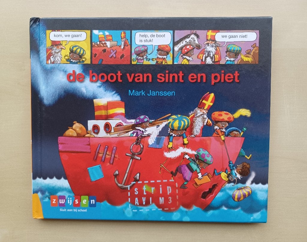 De boot van Sint en Piet, Ophalen of Verzenden, Zo goed als nieuw, Mark Janssen, Fictie algemeen
