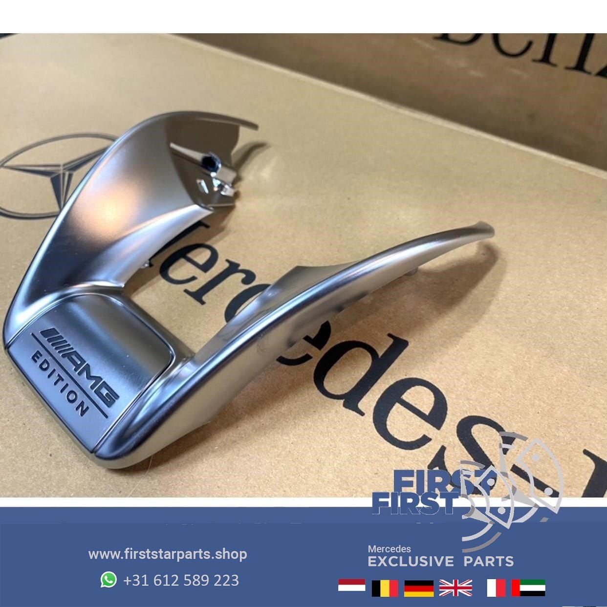 Mercedes ORIGINEEL STUUR EMBLEEM AMG EDITION 1 LOGO A45 C43, Utilisé, -, -, Enlèvement ou Envoi
