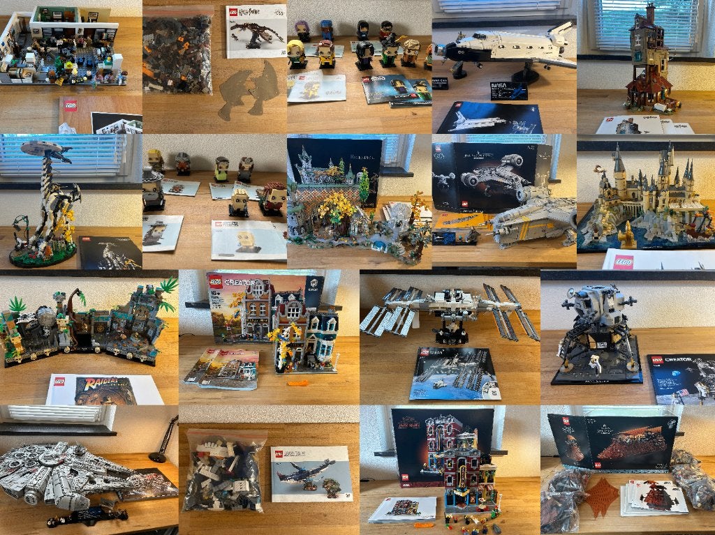 Exclusieve sets, lage prijzen oa LOTR Harry Potter Star Wars, Lego, Ensemble complet, Comme neuf, Plusieurs sets