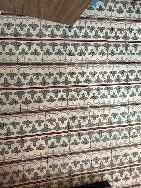 oude vloeren, Doe-het-zelf en Bouw, Tegels, Ophalen, Gebruikt, Vloertegels