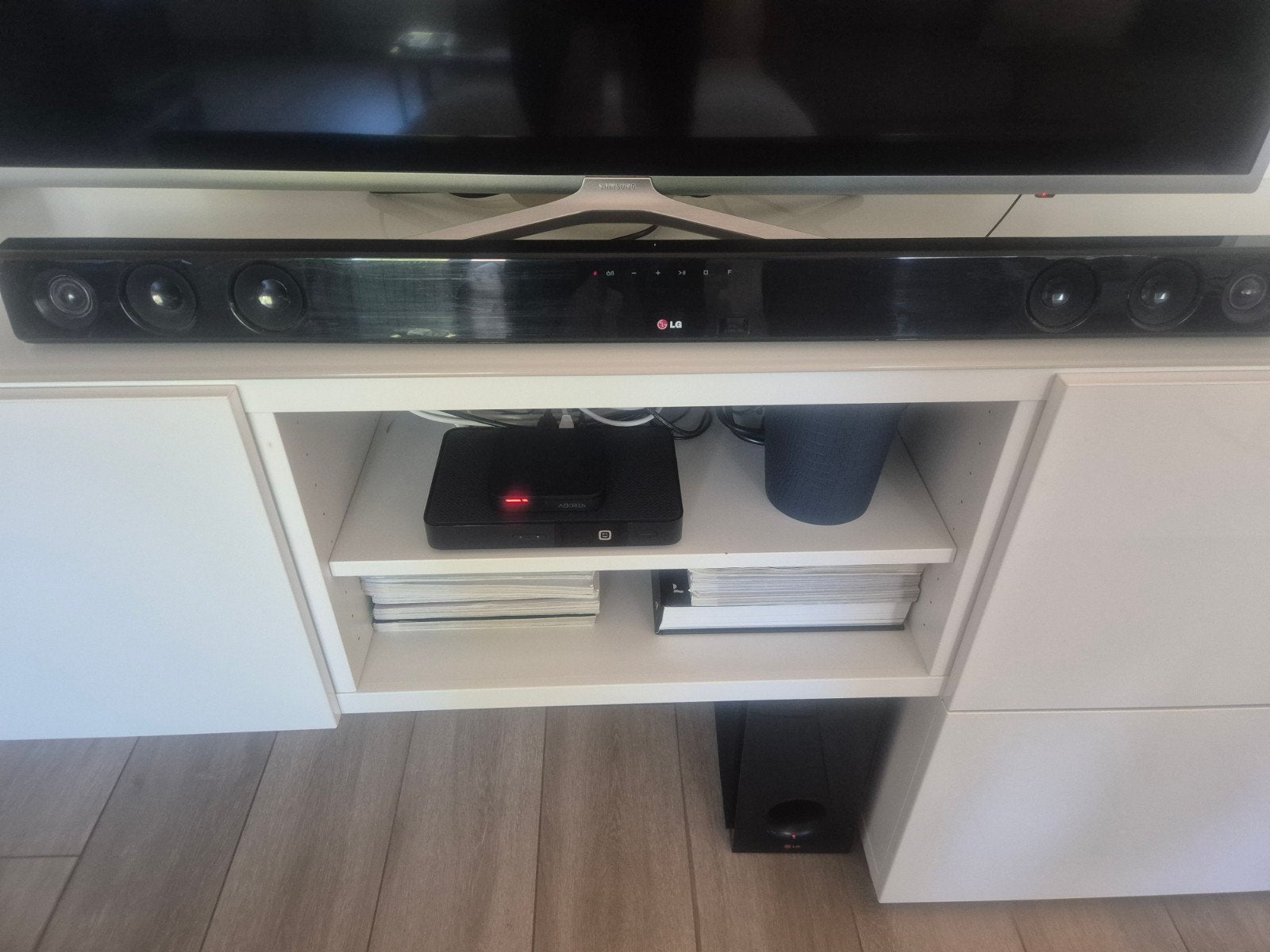 LG soundbar, Ophalen
