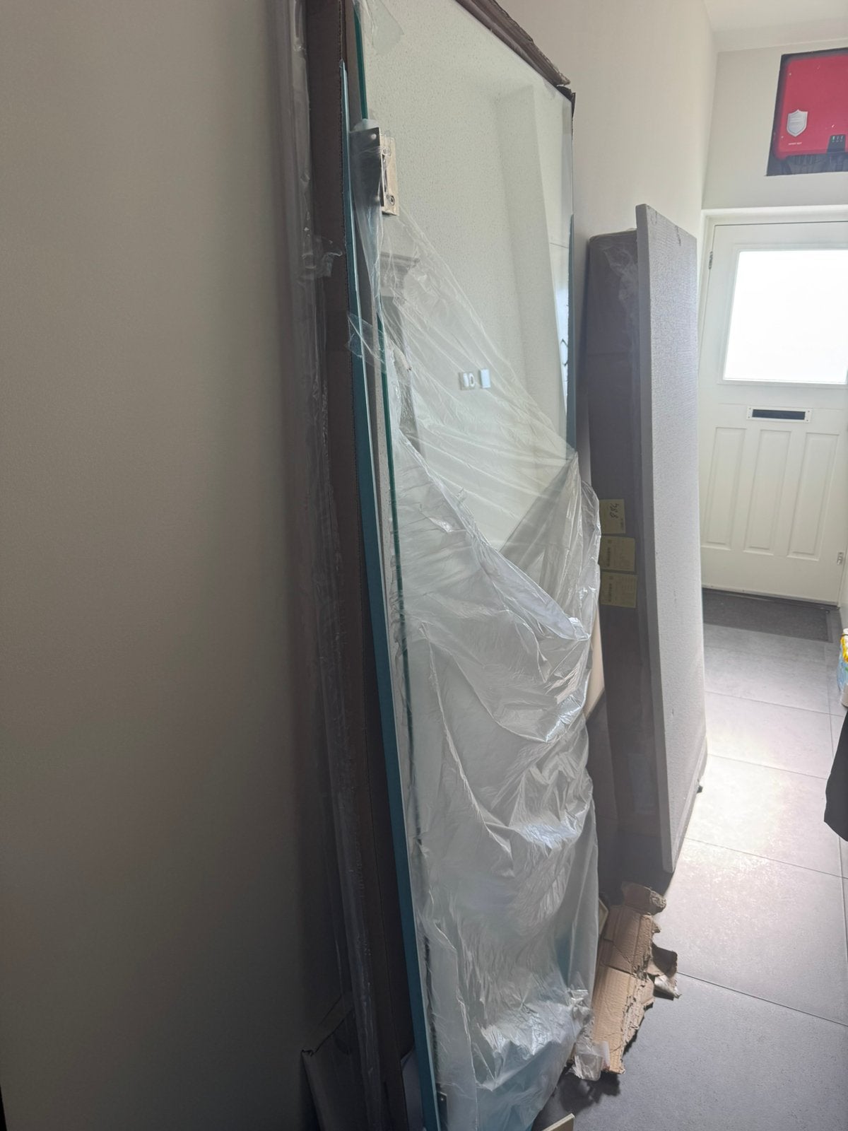 Profielloze douchedeur voor tussen 2 muren, Doe-het-zelf en Bouw, Isolatie en Afdichting, Overige materialen, Nieuw, Minder dan 5 m²