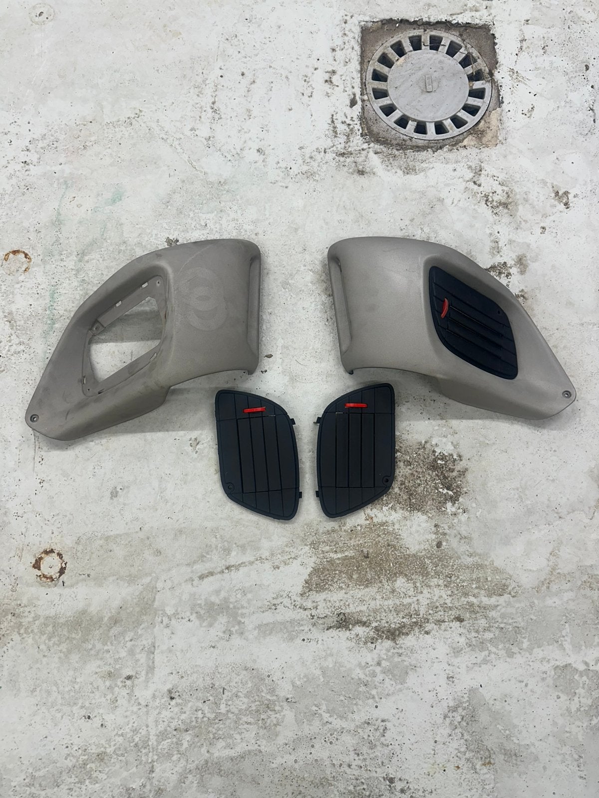Gilera runner radiator kappen MET STICKERS, Fietsen en Brommers, Ophalen, Gebruikt, Kap, Piaggio