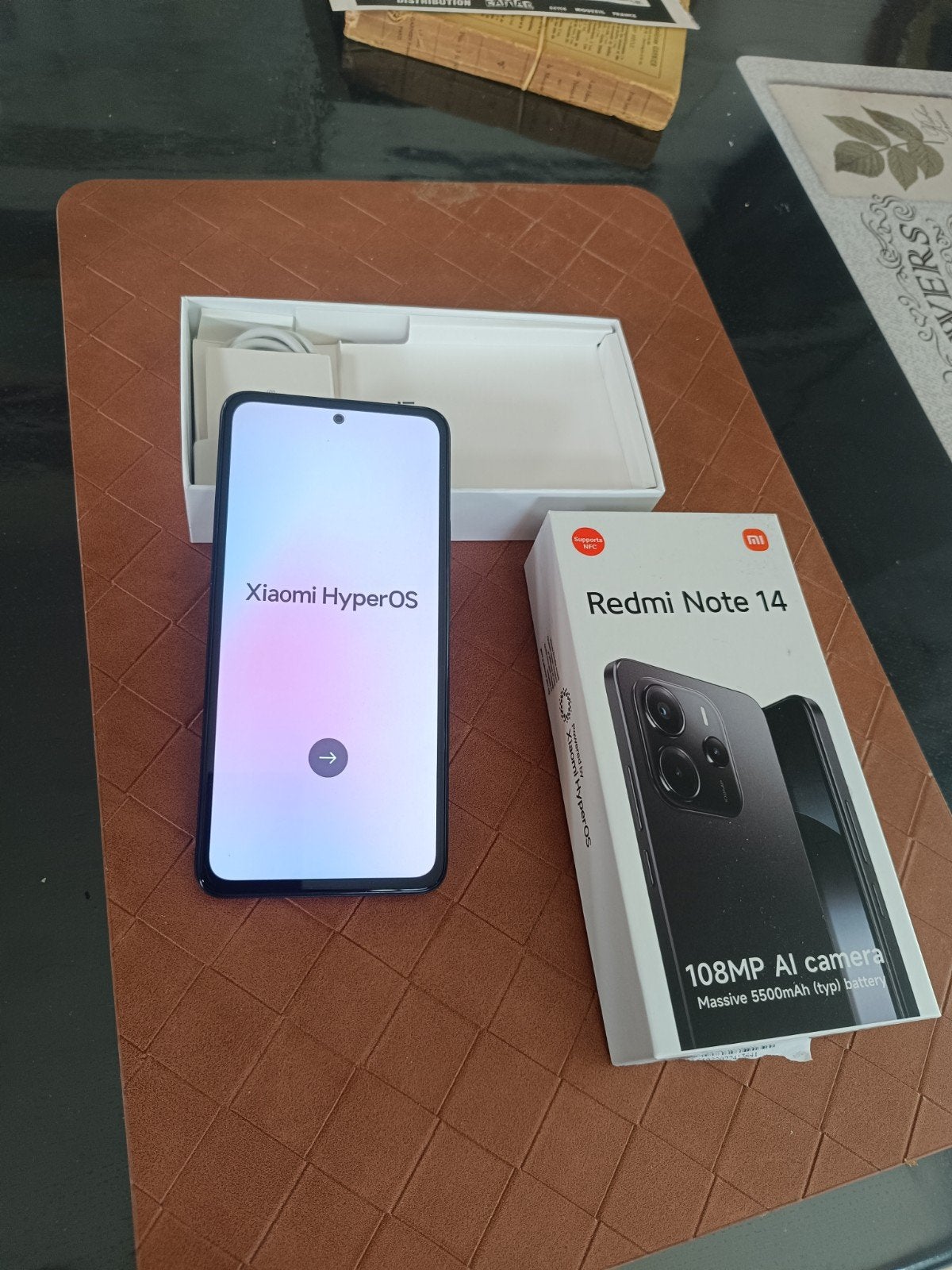 Téléphone Redmi 14 128Go 6 gram , noir avec protection., Telecommunicatie, Ophalen of Verzenden