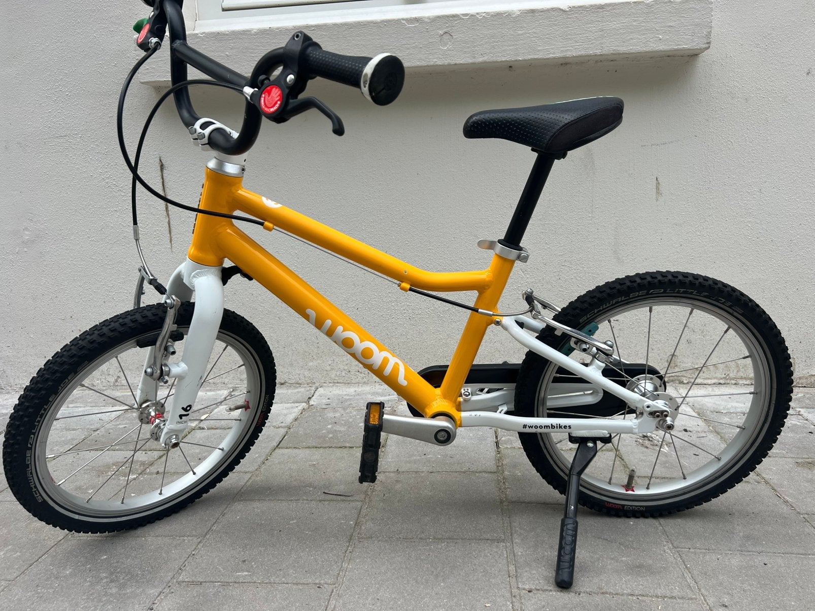 Woom 3 - 16inch, Vélos & Vélomoteurs, Enlèvement, Comme neuf, Aluminium, Frein sur jante