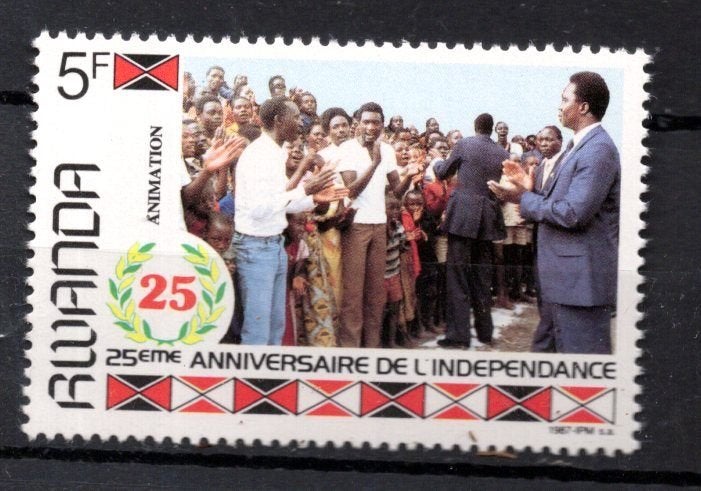 Rwanda  1300 A MNH XX  1987 cat.waarde 100 euro, Verzenden
