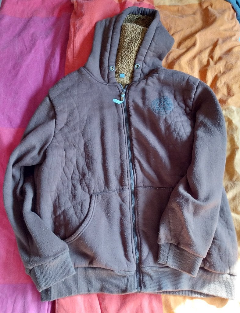 Trui met rits en kap Maat XL, Vêtements | Hommes, Pulls & Vestes, Enlèvement, Taille 56/58 (XL), Bleu
