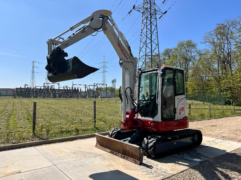 Takeuchi TB350R minigraver, Ophalen, Graafmachine