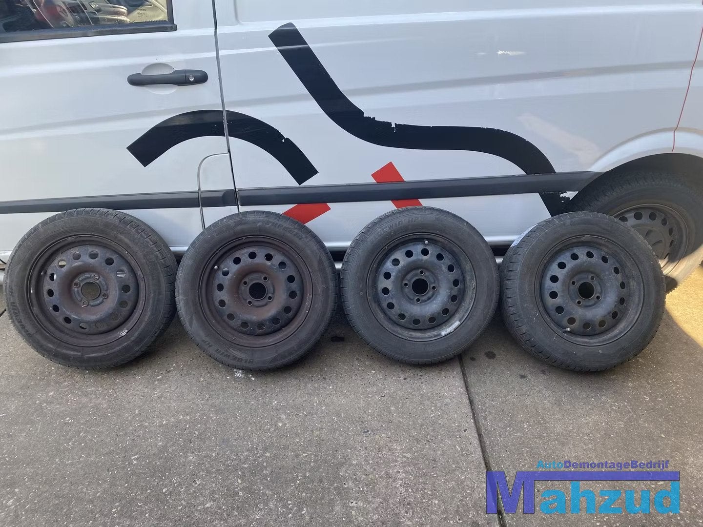 FORD FUSION stalen velgen en banden set 4x108 15 inch, Gebruikt, Info@ford.com, Ford, Ford Motor Company