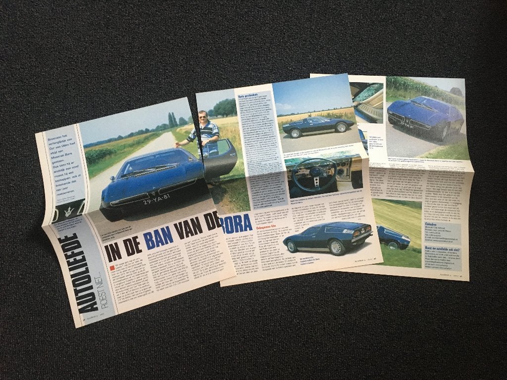 Artikel Maserati Bora, Boeken, Ophalen of Verzenden, Zo goed als nieuw, Overige merken