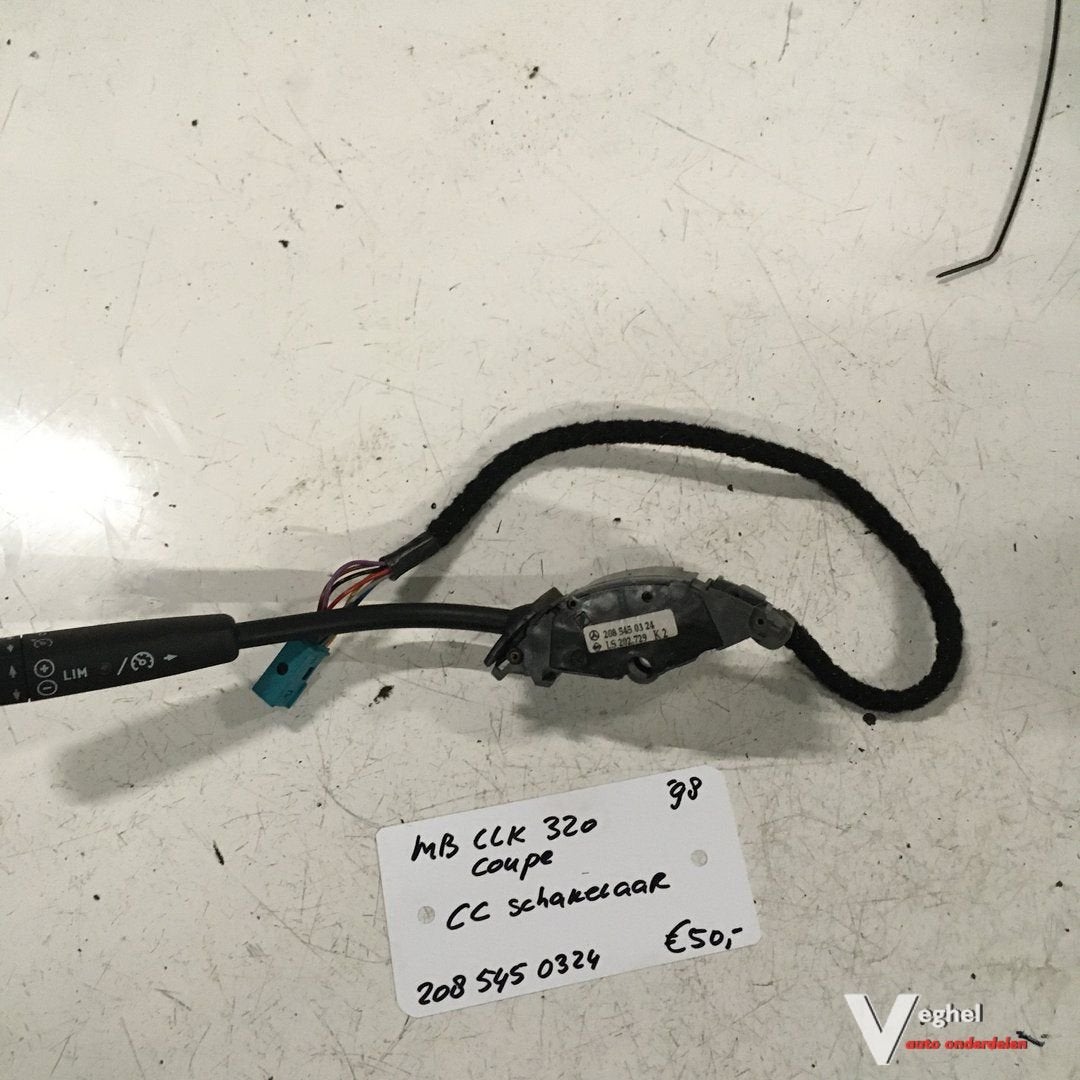 Mercedes CLK 320 Coupe 1998 Cruise control hendel 208 545 03, Gebruikt, -, -, Ophalen of Verzenden