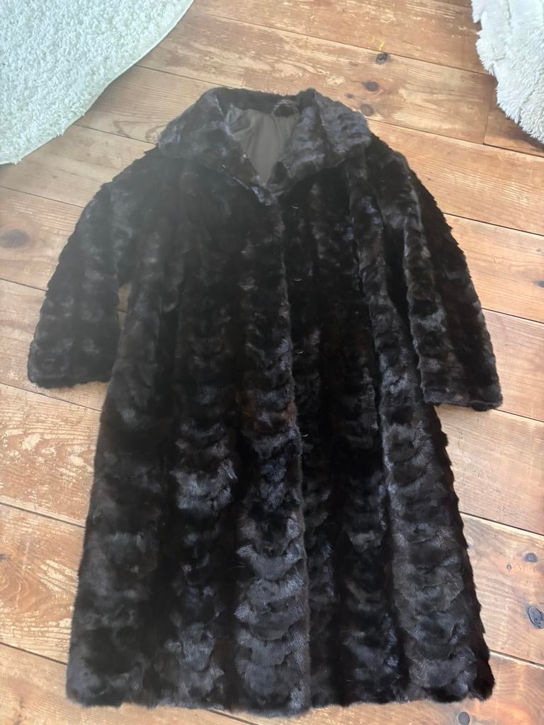 Bontmantel Nerts, Kleding | Dames, Ophalen, Zo goed als nieuw, Maat 36 (S), Bruin