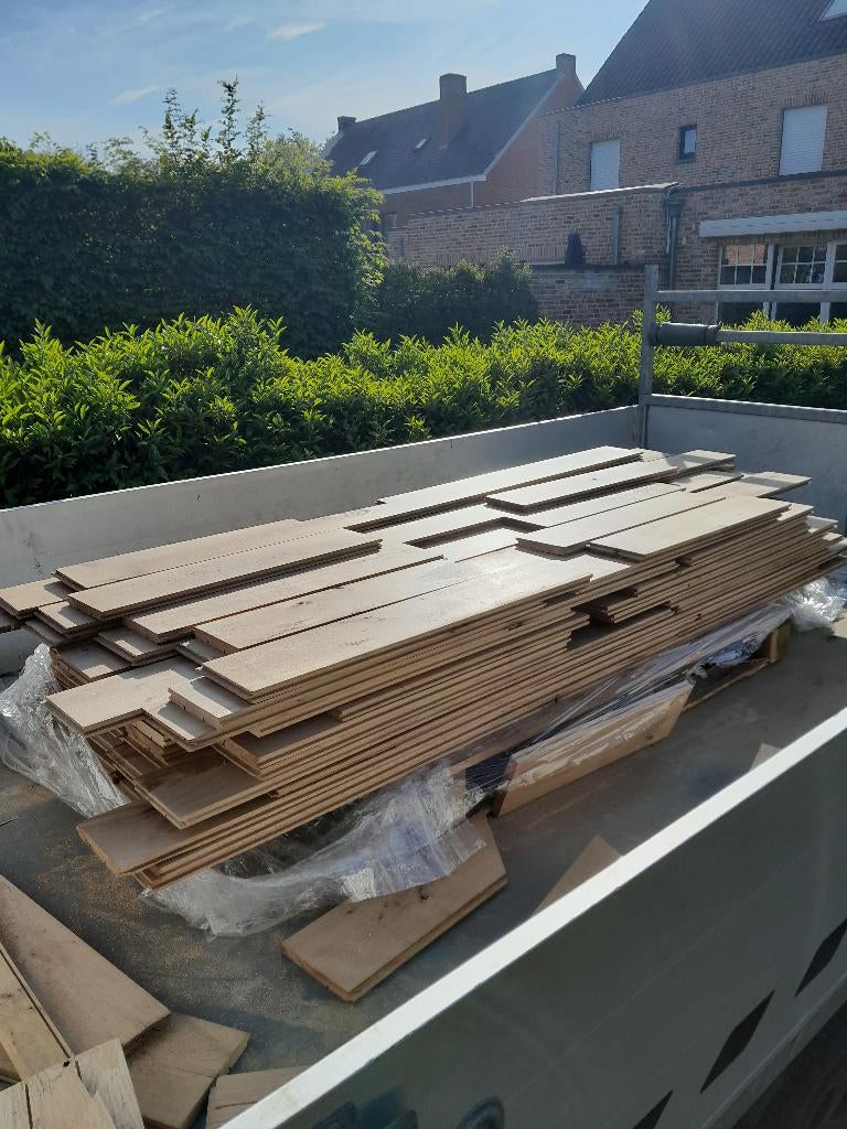 eiken parketplanken, Enlèvement, Comme neuf, Chêne, Planche