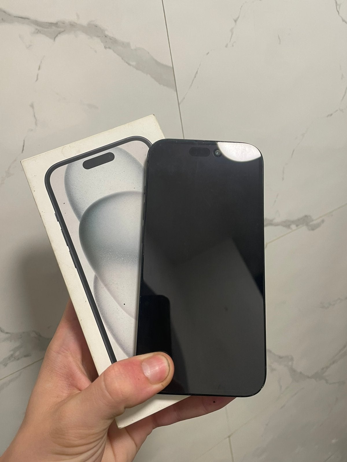 IPhone 15 128GB Black ( a réparé ), 128 GB, IPhone 15, Enlèvement ou Envoi, Utilisé