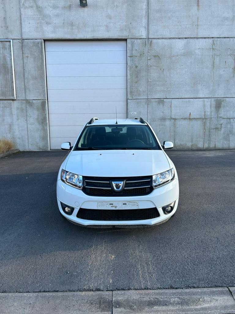 Dacia Logan 0,9 Benzine 2014 km 117120 1j garantie, Euro 5, Logan, Elektrische ramen, Bedrijf