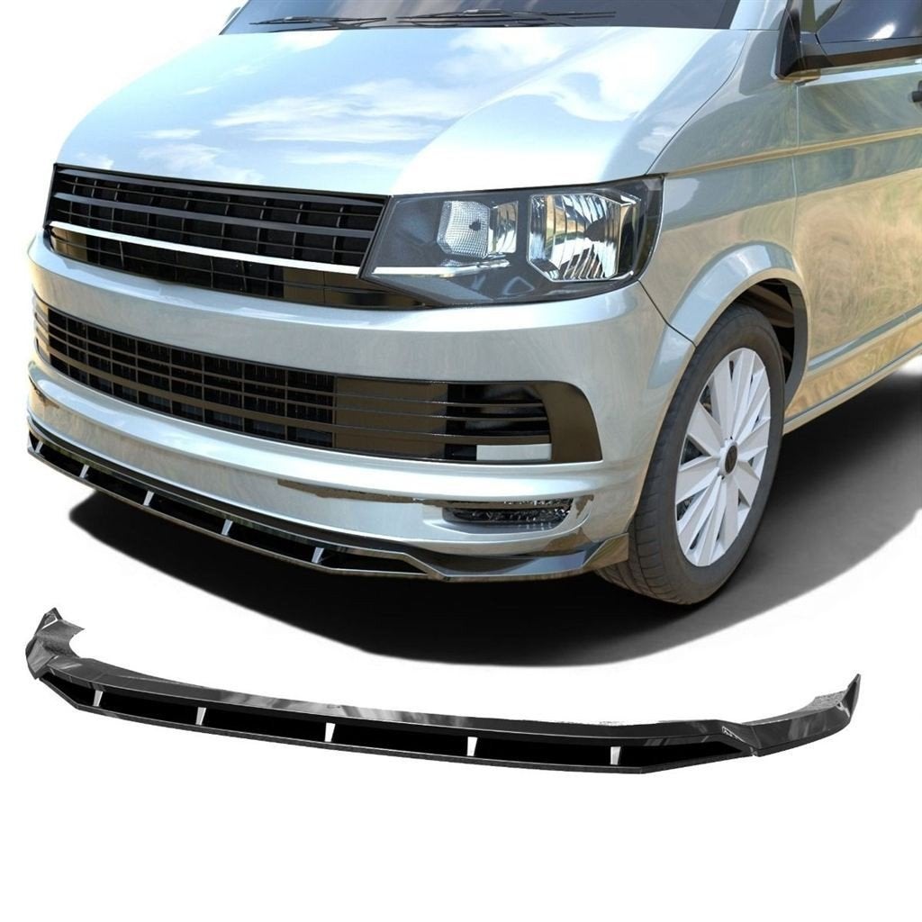 APEX Spoiler Splitter Geschikt voor VW Transporter T6 Glans, Auto diversen, Tuning en Styling, Verzenden
