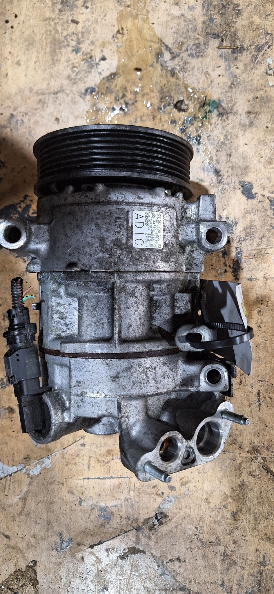Originele Denso PSA Peugeot / Citroën Aircopomp (98 103 503, Auto-onderdelen, Gebruikt, -, -, Ophalen of Verzenden