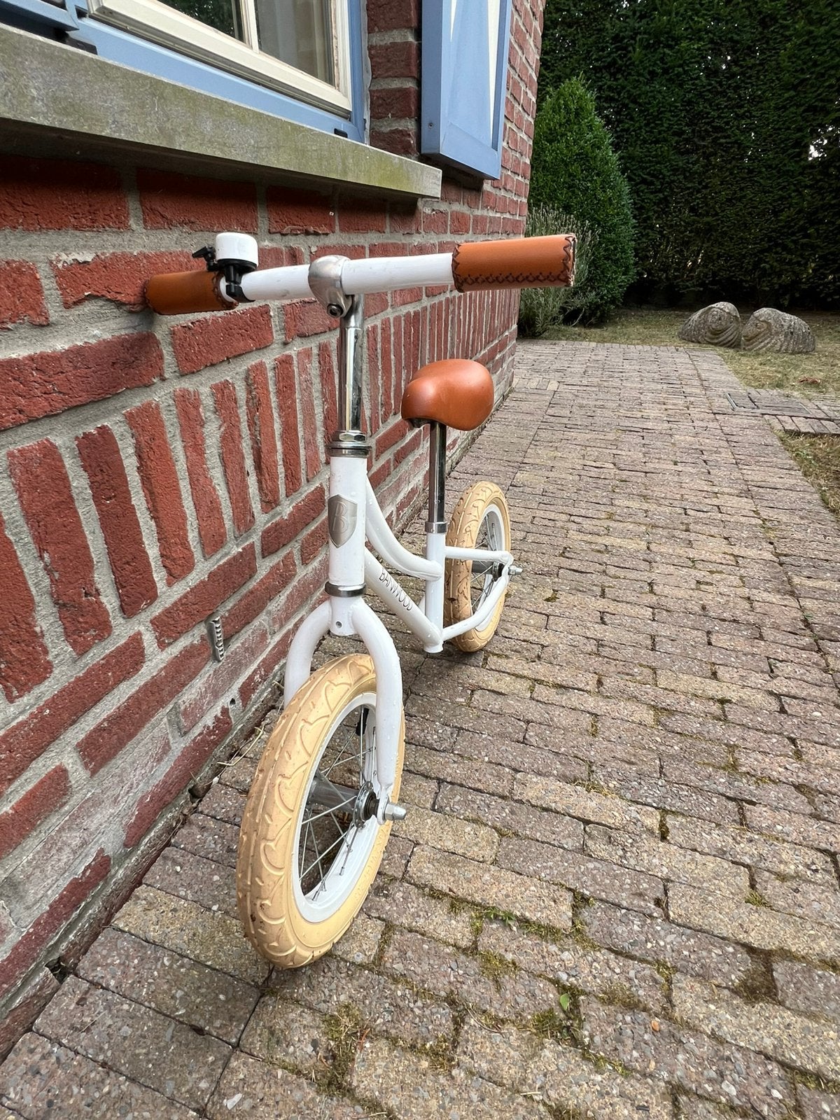 Banwood loopfiets – wit – in zeer mooie staat, Ophalen, Zo goed als nieuw, Loopfiets