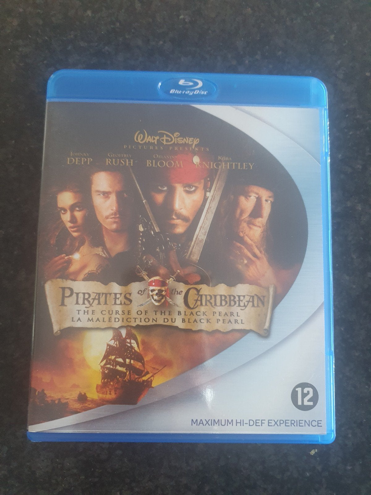 Pirates of the caribbean 2x blu ray black pearl NL FR, Ophalen of Verzenden