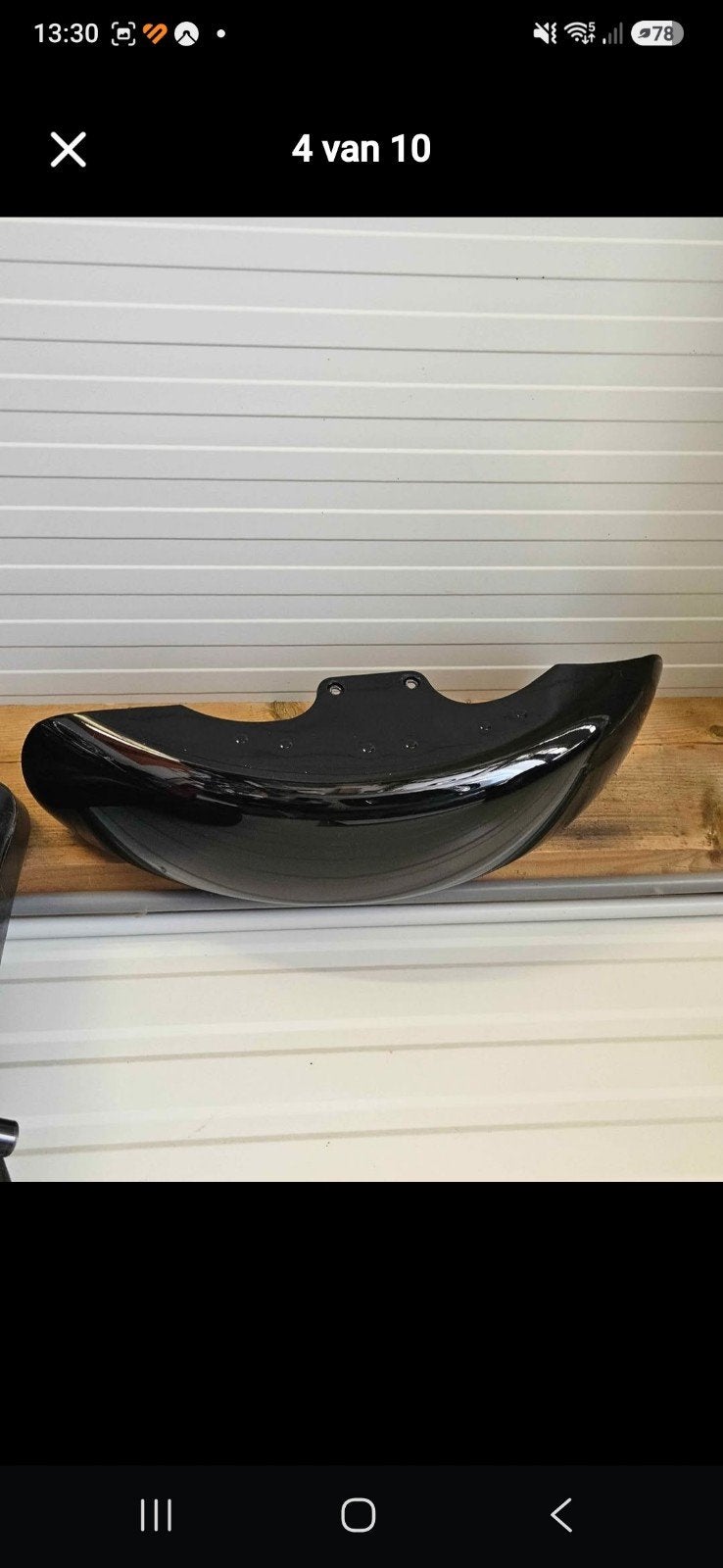 Spatbord vooraan voor 16" voor Harley Davidson, Motoren, Ophalen