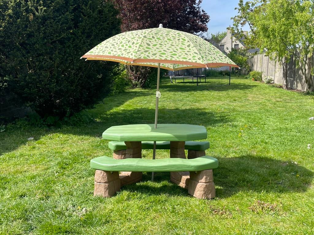 Picknicktafel step 2 plaats voor 4, Overige materialen, Gebruikt, Rechthoekig, Ophalen