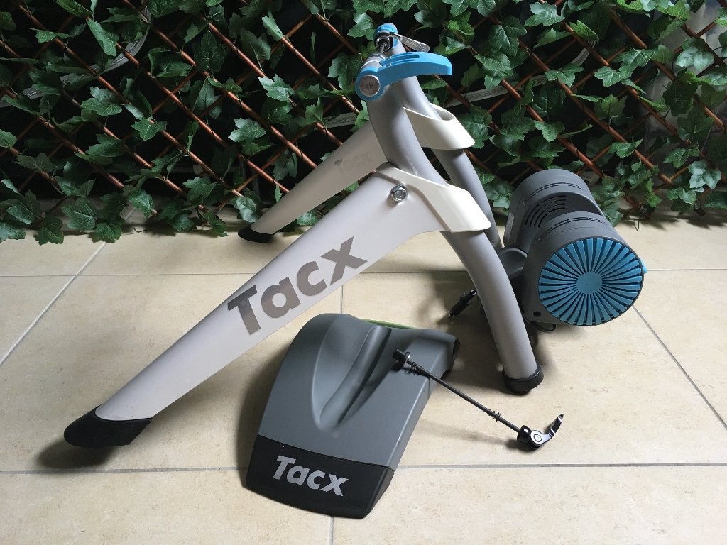 Tackx Vortex fietstrainer + toebehoren, Ophalen, Zo goed als nieuw