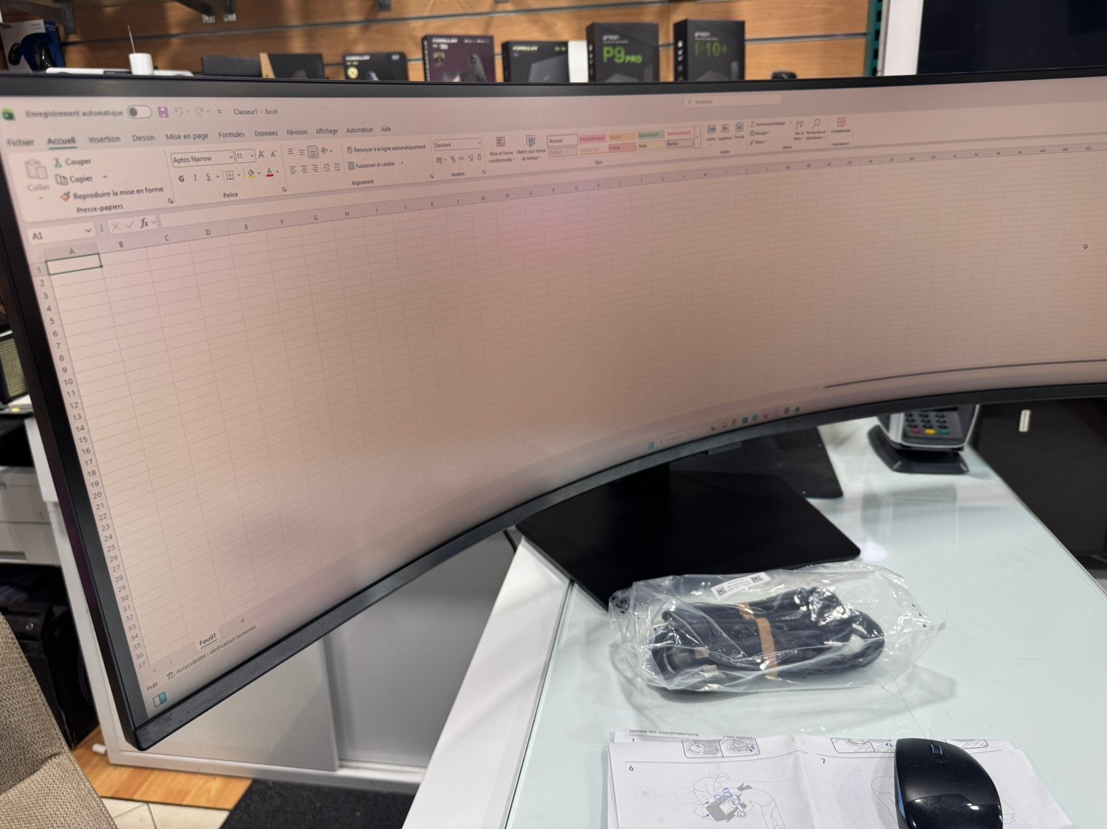 Samsung Odyssey G9 49” Écran Gaming incurvé, Informatique & Logiciels, Enlèvement, Comme neuf, Incurvé, Gaming