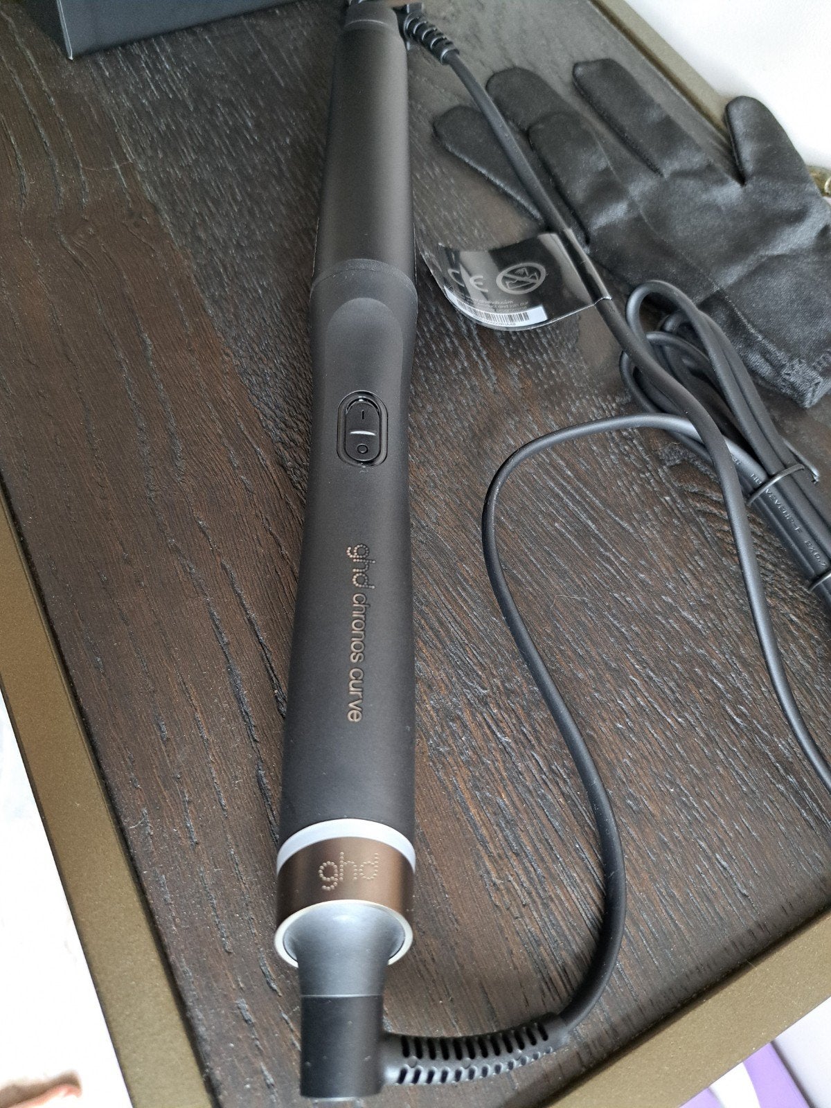 Ghd Chronos Curve Conical Krultang (28-23mm curling wand), Ophalen of Verzenden, Zo goed als nieuw, Haarverzorging