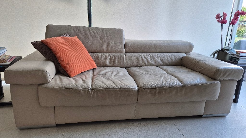 Salon à vendre, Maison & Meubles, Enlèvement, Utilisé, Cuir, Modern