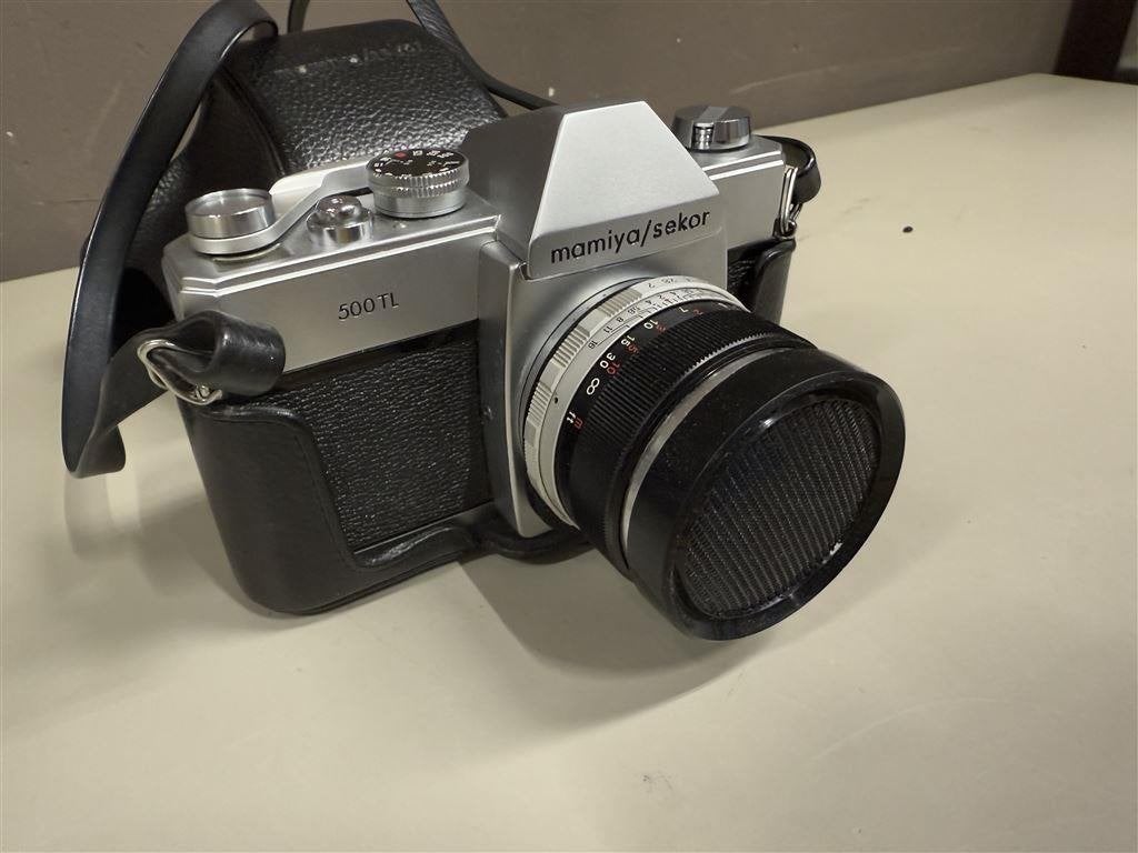 Mamiya Sekor 500 TL SLR 35mm Camera - lens defect, TV, Hi-fi & Vidéo, Enlèvement ou Envoi, Utilisé