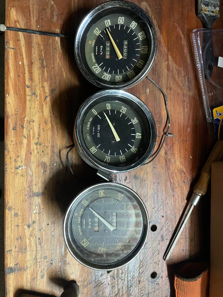 Alfa Romeo 2600 gauges Veglia, Autos : Pièces & Accessoires, Enlèvement ou Envoi, Utilisé, Alfa Romeo