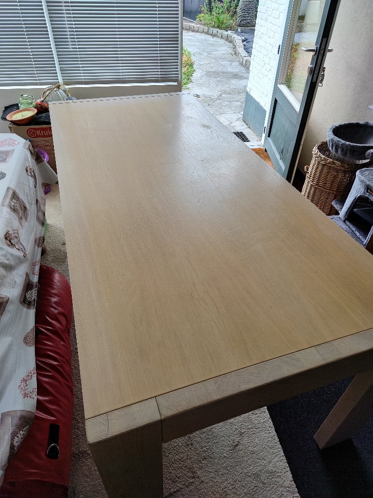 Table de salle à manger 212 x 95 x 77, Enlèvement, Utilisé, 50 à 100 cm, Rectangulaire