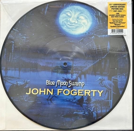 lp: JOHN FOGERTY - BLUE MOON SWAMP - nieuw - picture disk, Cd's en Dvd's, Vinyl | Rock, LP, Blues Rock, Ophalen of Verzenden, 12 inch