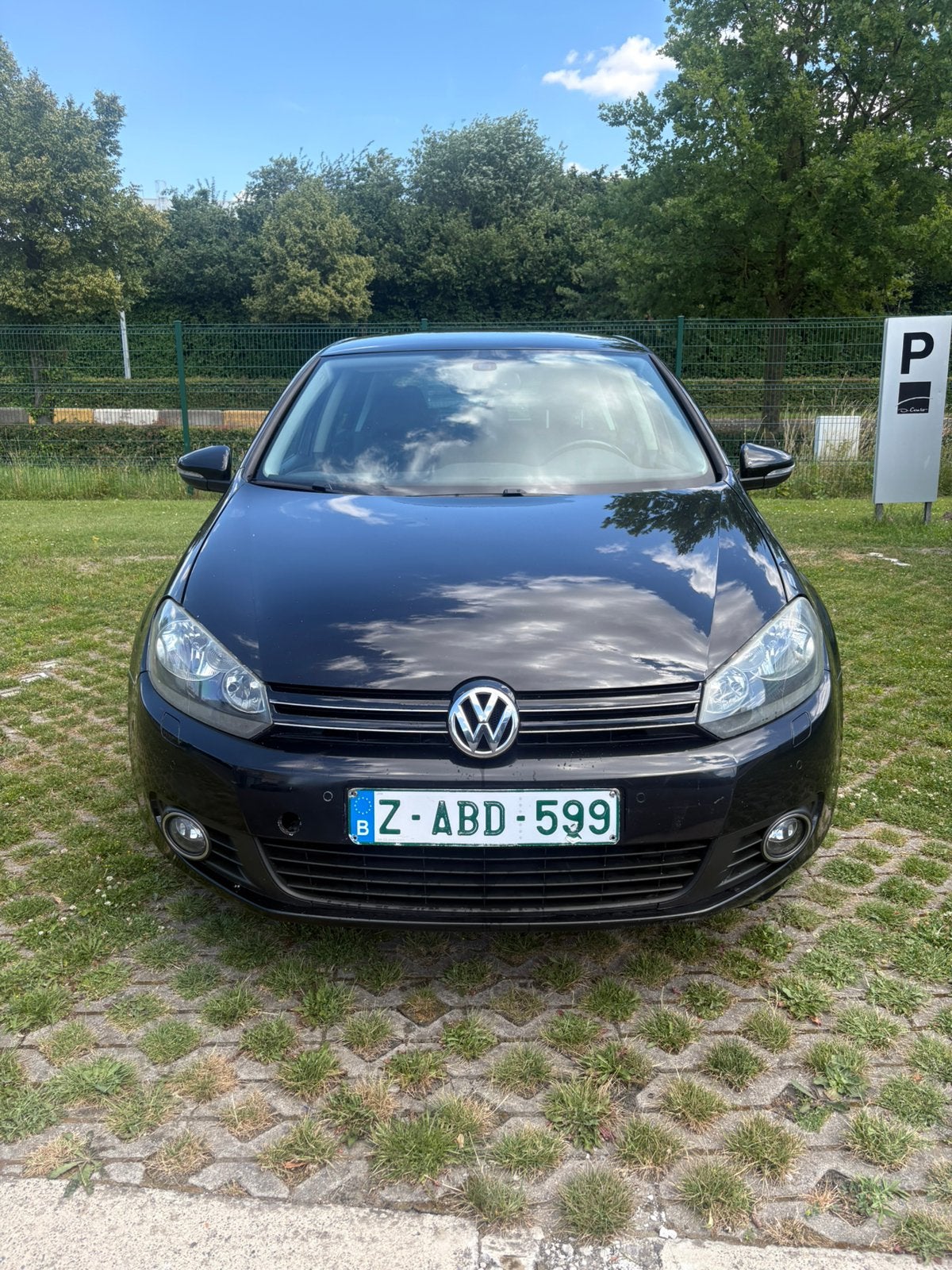Volkswagen golf - 1.2 Benzine - 2010, Euro 5, Parkeersensor, Zwart, Zwart