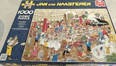 puzzel van 1000 stuks van haasteren, Enlèvement, 500 à 1500 pièces, Comme neuf, Puzzle