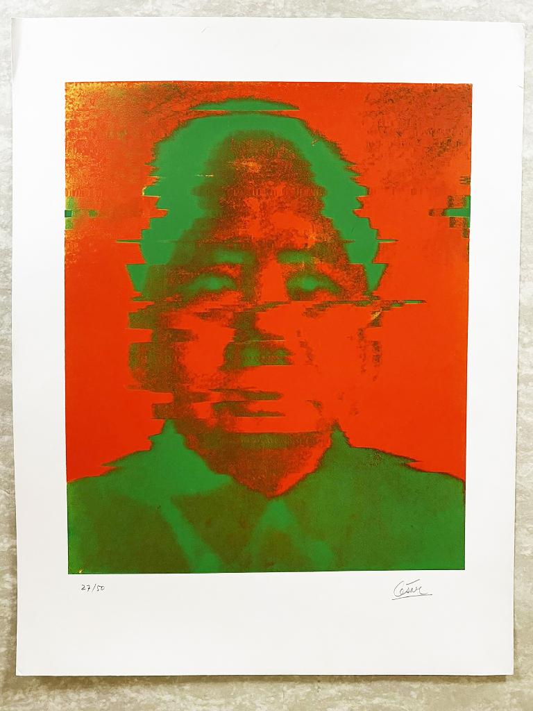POP ART affiche César Graphic Design Warhol vintage 1960 RAR, Antiquités & Art, Enlèvement ou Envoi