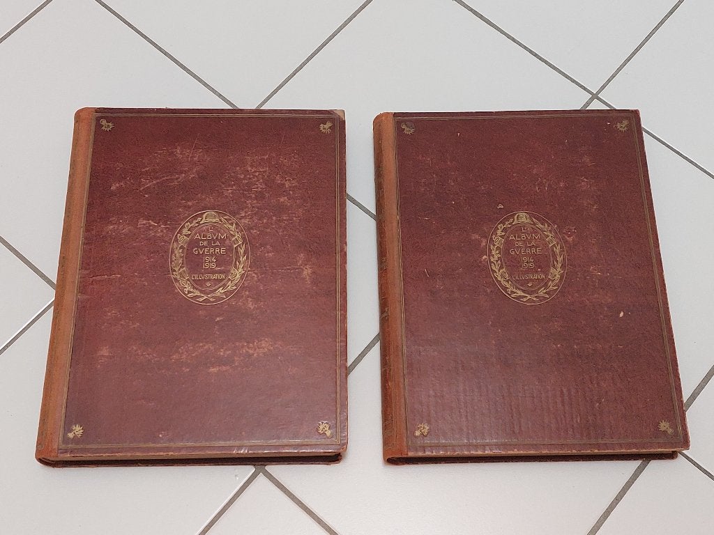 L'Album de la Guerre, édition 1925, 2 volumes, Enlèvement