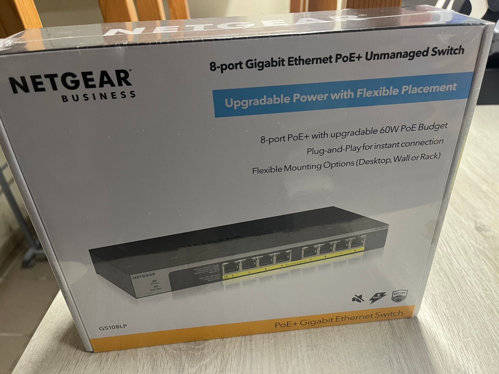 Commutateur Poe Netgear, Enlèvement, Neuf