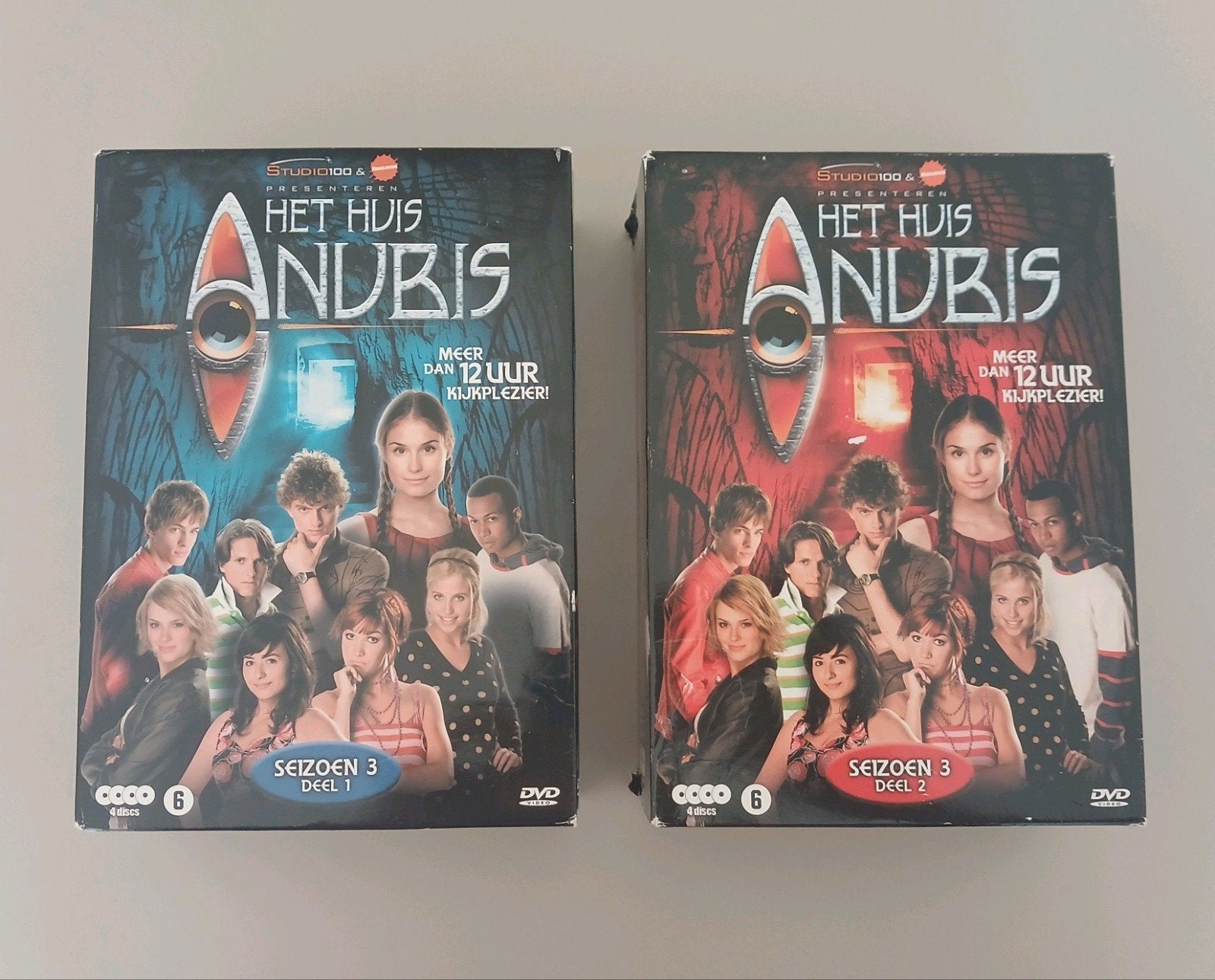 Het Huis Anubis DVD box seizoen 3, deel 1 en 2, Cd's en Dvd's, Ophalen of Verzenden, Zo goed als nieuw, Seizoen 3