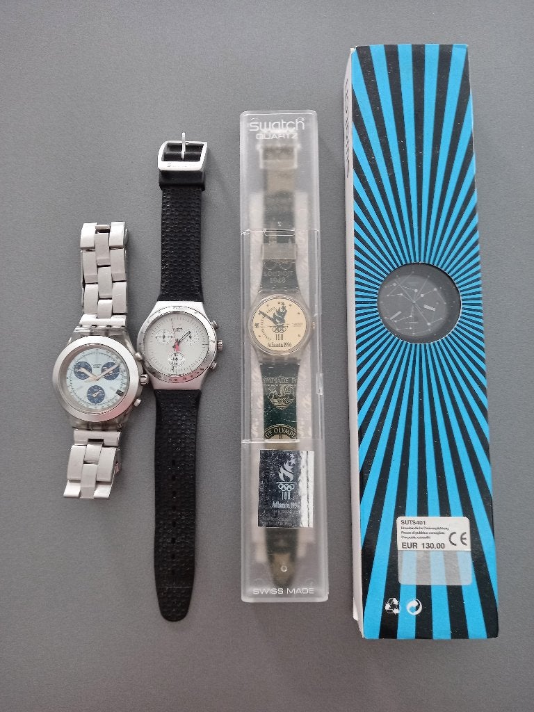 Montres Swatch (lot de 4 pièces), Bijoux, Sacs & Beauté, Montre-bracelet, Swatch, Synthétique, Enlèvement