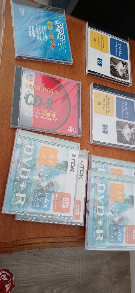 CD-R originele HP, RPS, LEAD DATA en DVD--R:TDK, Computers en Software, Ophalen, Verschillende merken, Herschrijfbaar, Cd