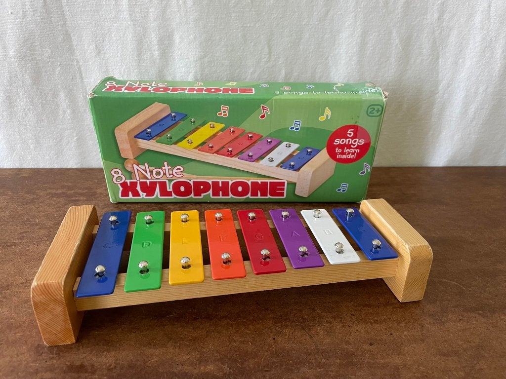 Kleurrijke Houten Xylofoon voor Kinderen, Ophalen of Verzenden, Zo goed als nieuw