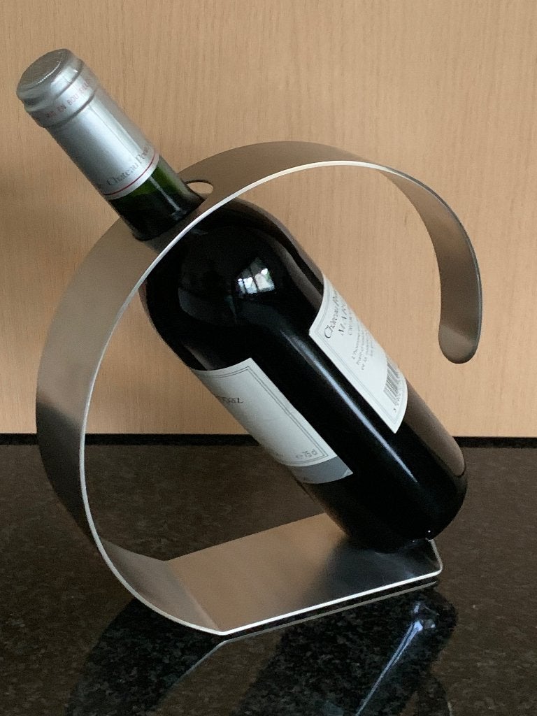 Wijnfleshouder ( Salt & Pepper ), Ophalen of Verzenden, Zo goed als nieuw, Zilver, Metaal