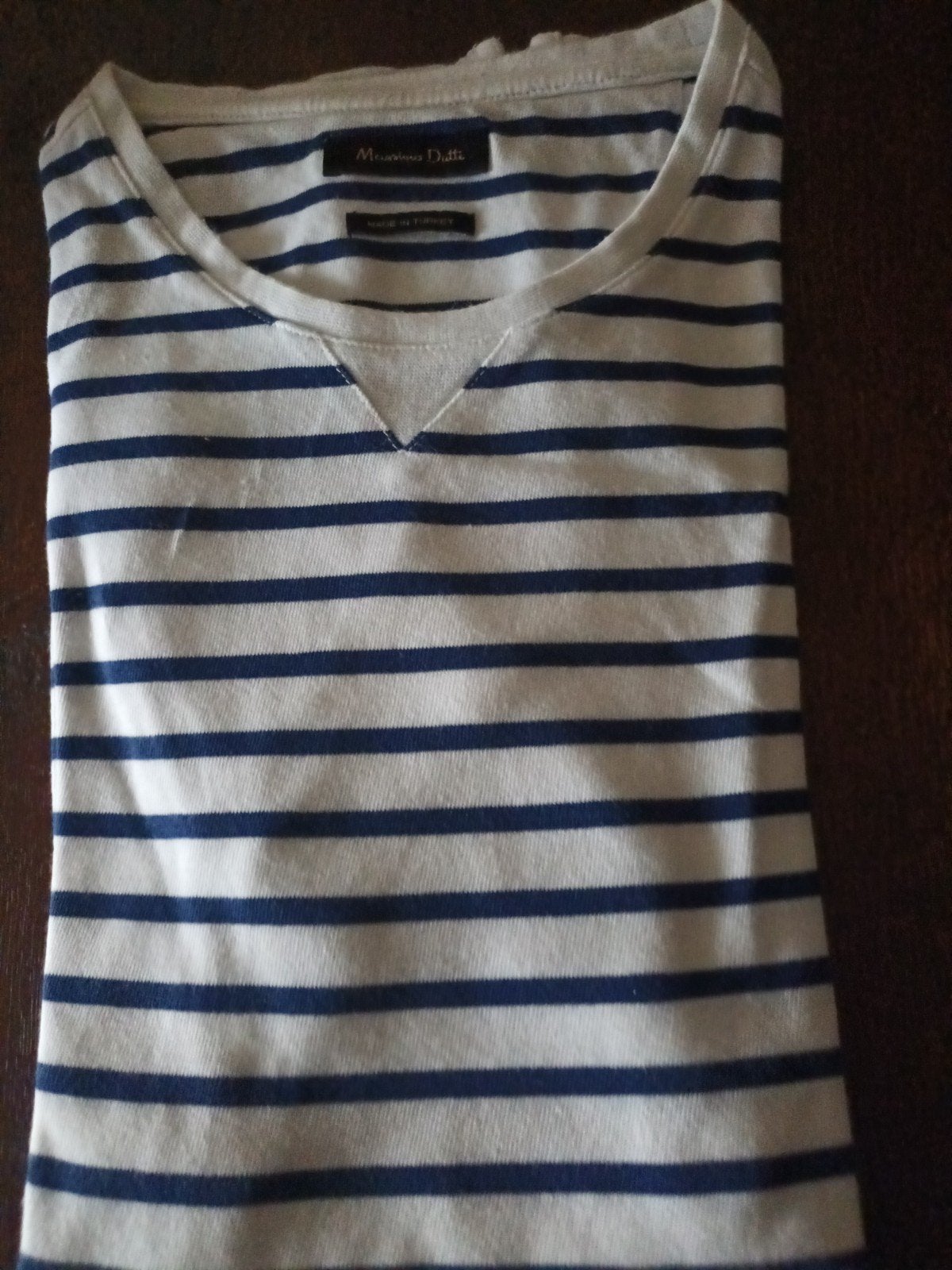 nouveau t-shirt MASSIMO DUTTI, Enlèvement ou Envoi, Taille 52/54 (L), Bleu