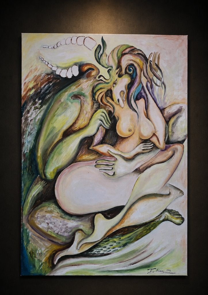 Raw Emotion, Antiquités & Art, Daté, Enlèvement ou Envoi, Autres sujets, Peinture à l'huile