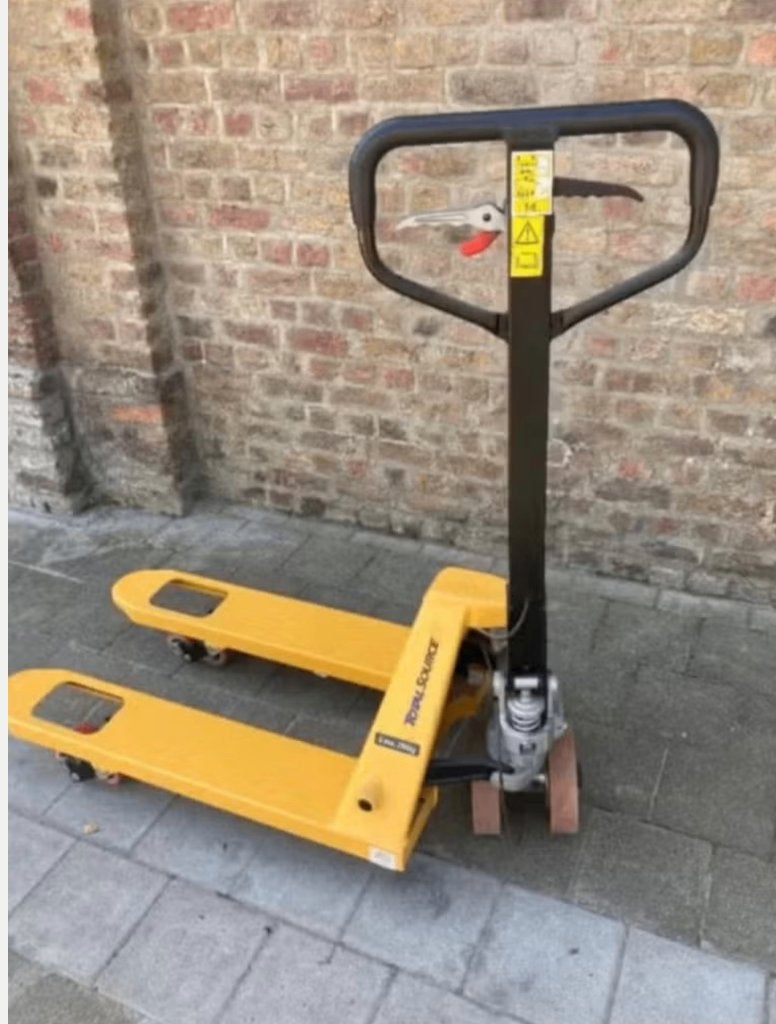 korte transpallet met rem, Ophalen