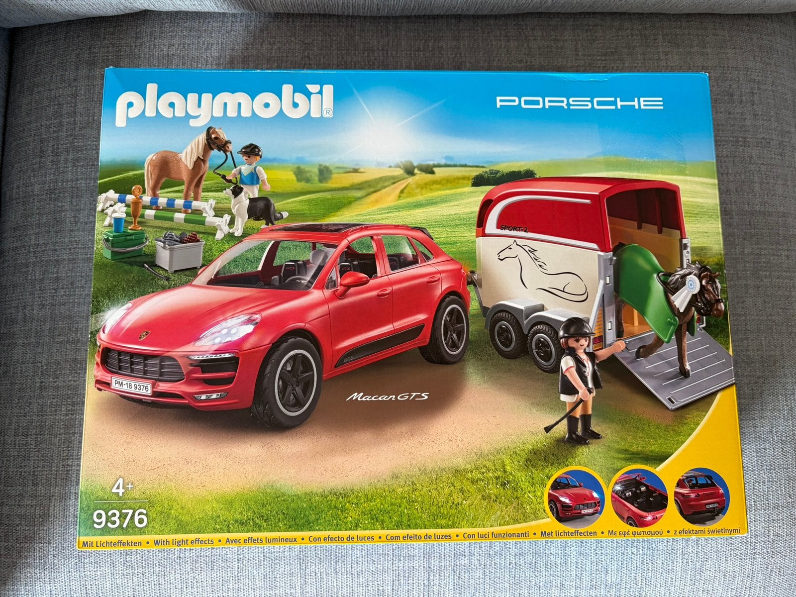 Playmobil Porsche met trailer, Enlèvement, Neuf